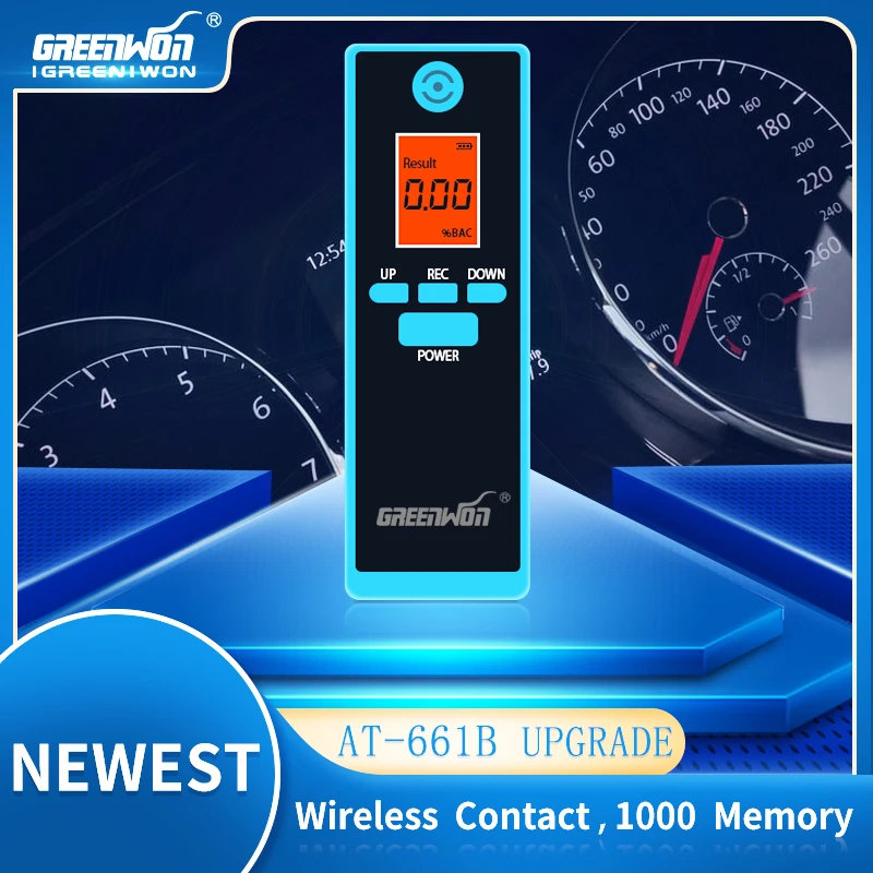 GREENWON Breathalyzer, Smartphone App Accurate Alcohol Breathalyzer Tester