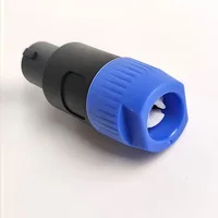 4/10/20pcs NL4FC Compatible 4-Pin Speaker Connector - Aviation Aluminum Locking Plug with Tool-Free Splicing 5
