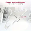 10/30Pcs Dry Wet Plastic Hangers With Notches Ultra-thin Space Saving Storage Of Non-slip Plastic Clothes Hanging Arrangement n 3