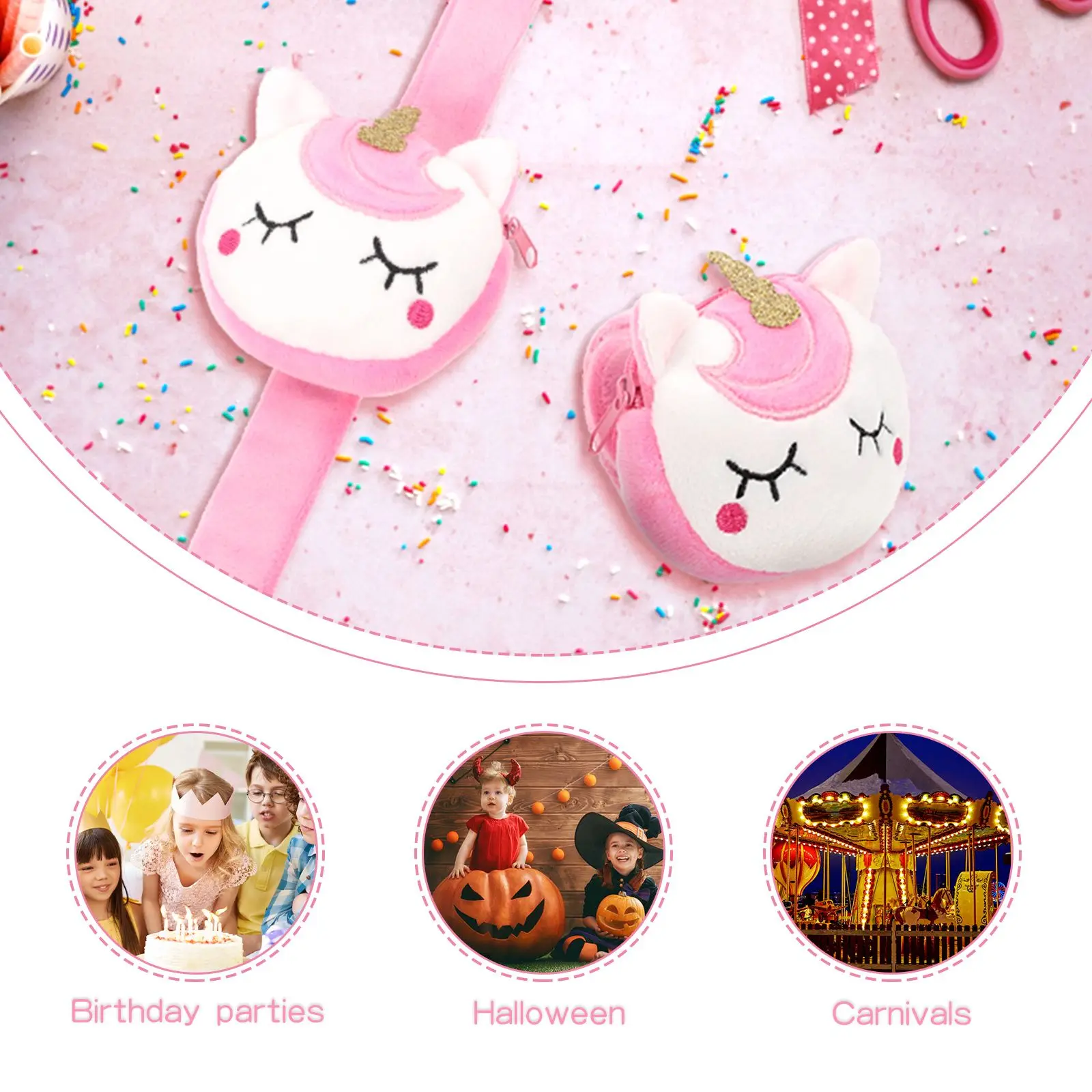 2 Pcs Coin Purse Slap Bracelet Animal Snap Bracelets For Pretend Play Jungle Party Favors Storage Pouch Toys Accessories