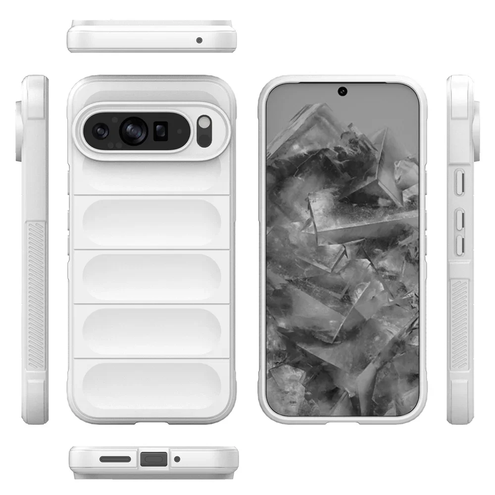 Silicone Matte Shockproof Phone Case - Soft Protective Cover with Skin Feel