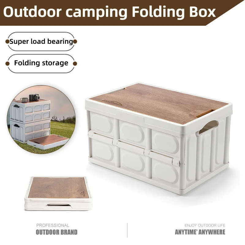 OutdoorCampingFoldingBox35L56LOversizedPicnicMultifunctional