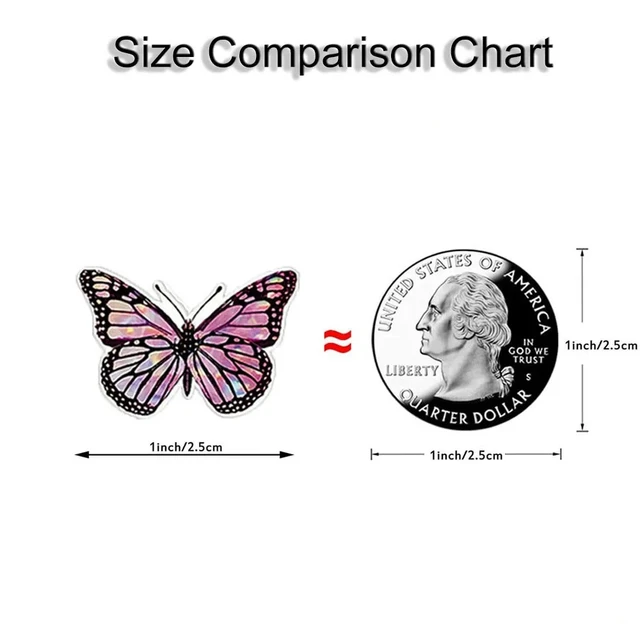 Butterflies and Flowers Stickers 5