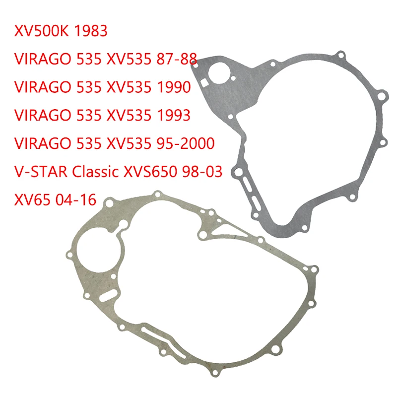 MotorcycleEngineLeftCrankcasecoverGasketforYamahaXV500KVIRAGO