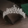 Romantic Princess Crown for Girls Handmade Rhinestone Tiara Pearl Headband For Birthday Wedding Party Accessories Jewelry Gifts 1