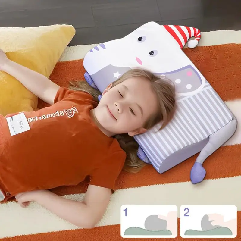 Skin-Friendly Toddler Pillow Travel Ergonomic Soft Envelope Bed Pillow Children Bedding Accessories Travel Cushion Pillow 3