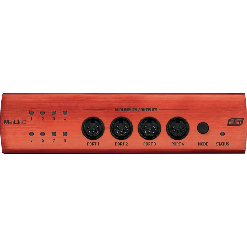 ESI M4U eX 8포트 USB 3.1 Gen 1 MIDI 인터페이스(USB 허브 포함)