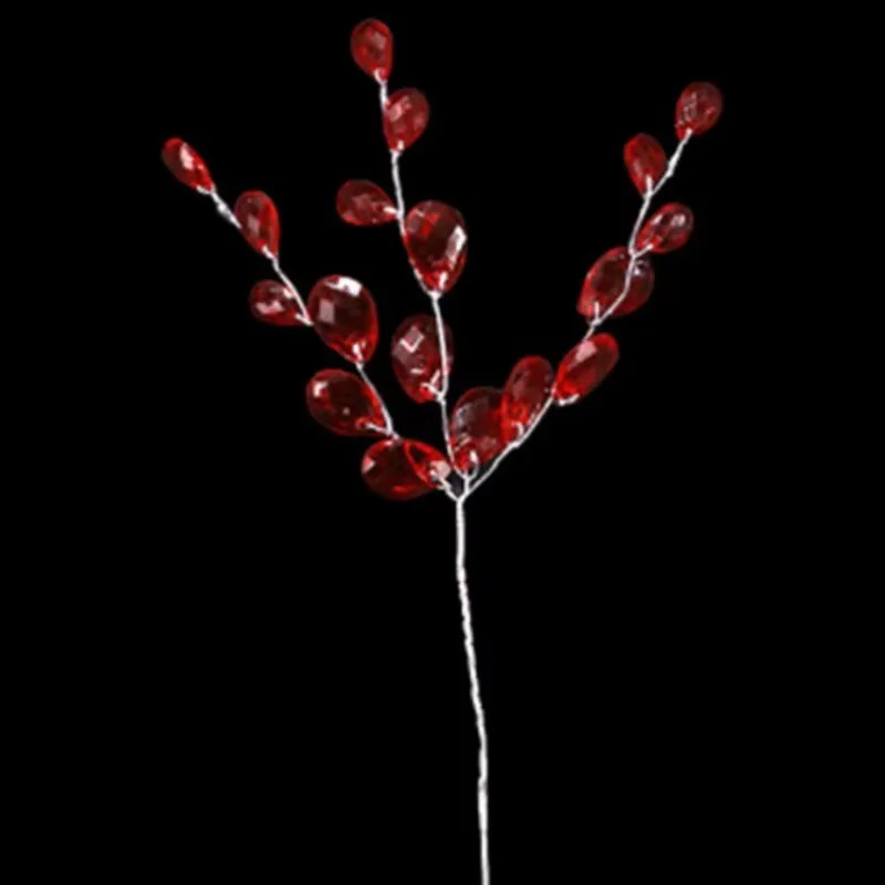 50-Piece Elegant Crystal Bud Branches for DIY Floral Decorations