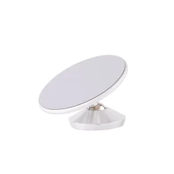 Dual - Sided Magnetic Phone Stand for Versatile Use in Gyms and Vehicles (Silver)