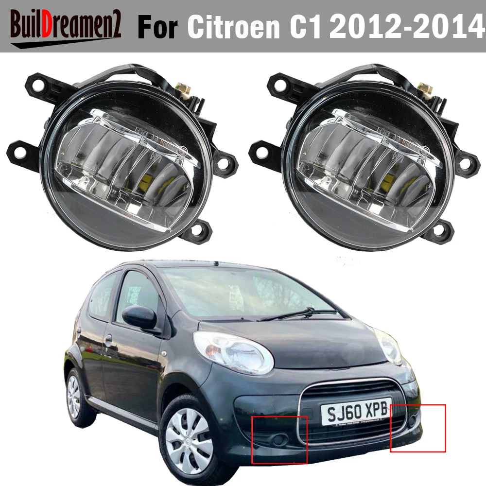 Set lampen/leds mistlampen voor Citroen DS4 Set lampen/leds mistlampen voor Citroen DS4
