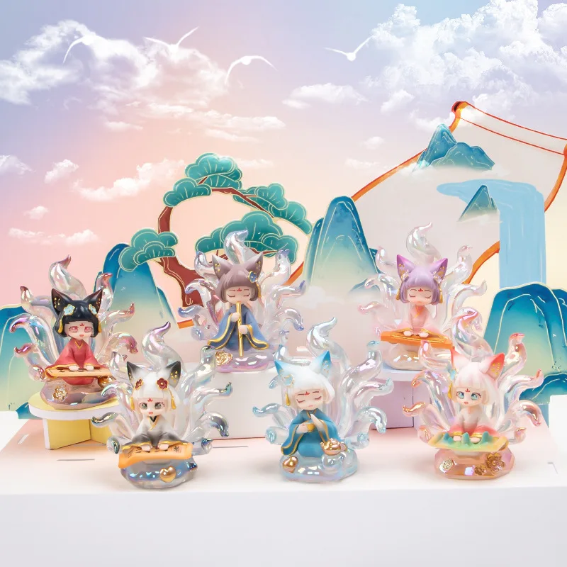 China-Chic Ancient Wisdom Immortal Nine Tailed Fox Blind Box