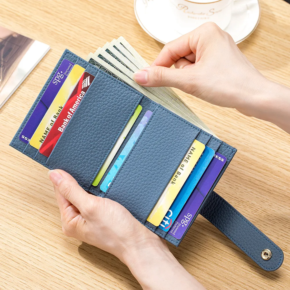 Fashion Slim Leather Wallet Women Top Quality Small Credit Card Holder Purse  Thin Luxury Ladies Wallet Short Wallets For Women - Wallets - AliExpress