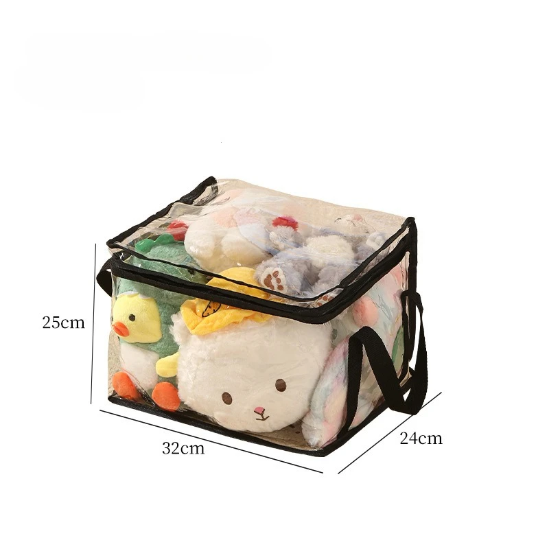 Sac de rangement pour jouets en peluche, organisateur de grande capacité pour animaux en peluche pour enfants, livre d'étudiant, conteneur d'étude de rangement étanche