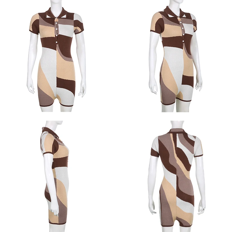 Vintage Harajuku Impressão Macacões Quente Estética Bonito Malha Outono Bodysuits Mangas Compridas Botão para Cima Chiques Playsuits Cuteandpsycho 28 alta qualidade