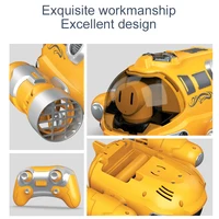 2.4GHz Remote Control Motorboat Waterproof Spray Swimming Pool Bathing RC Steamboat Toys For Boys And Girls Children's Gift 6