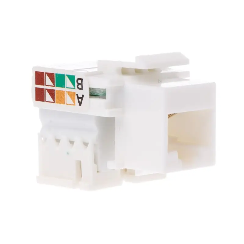 

5 шт. RJ45 Cat5e неэкранированные вставки Ethernet с перфорацией для модуля сетевого разъема
