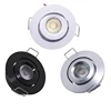 Dimmable LED Spotlight 3W DC12V 24V Recessed Light Adjustable Angle Hole cut  42mm Indoor Light Showcase Cabinet Downlight 3