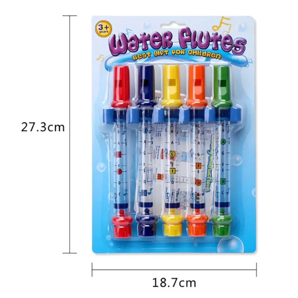 Musical instruments Gifts Preschool Educational Fun Playing Kids Whistle Whistling Tube Bath Water Flutes Bathing Toys