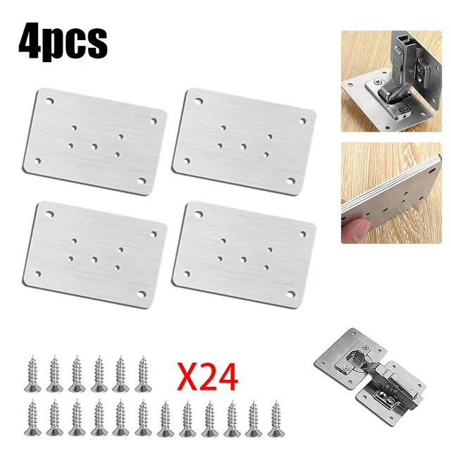 Stainless steel Hinge Repair Plate