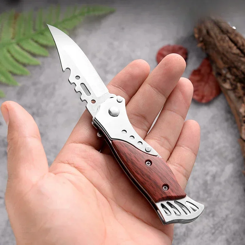 

Portable Folding Knife for Wilderness Protection, High Hardness Survival, Multifunctional Fruit Knife