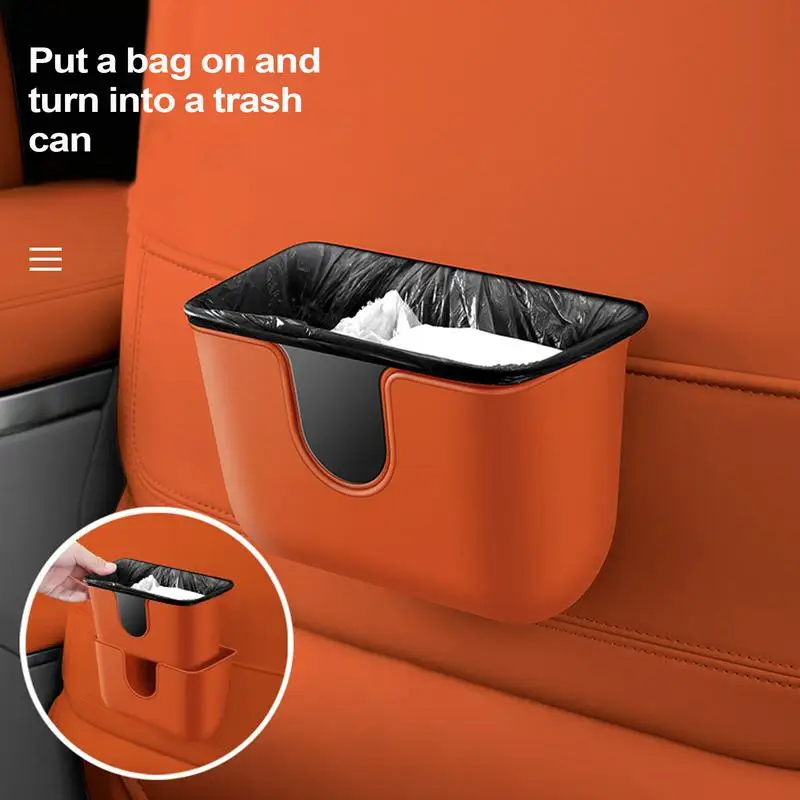 Car Trash Can Multi-functional Car Seat Back Door Hanging Storage Bucket Automotive internal Storage Bucket