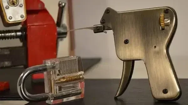 Neue Lock Pick Stöße Edelstahl Türöffner Schlüssel Pistole-Reparatur Tool Kit Pistole Teile Starke Stahl Lock Picking Werkzeug set Extractor – Detail 7