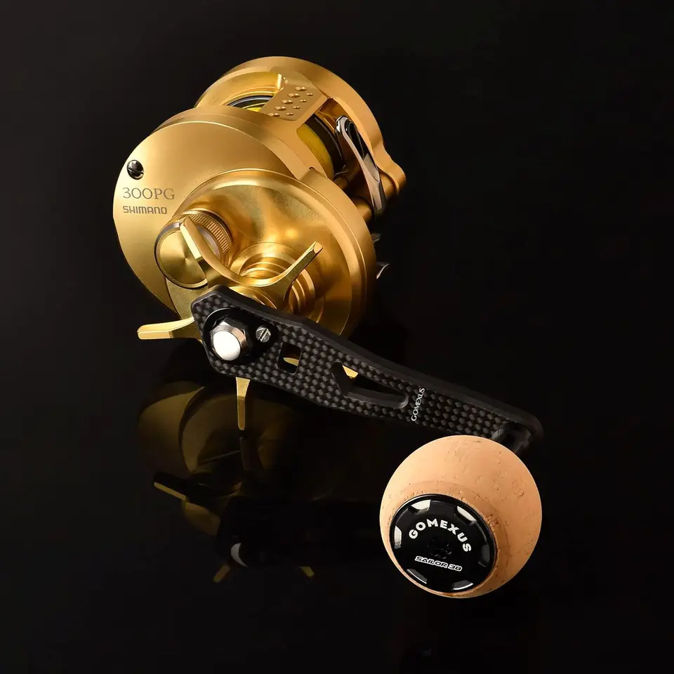 GOMEXUS Power Handle Compatible for Shimano Calcutta Conquest 300