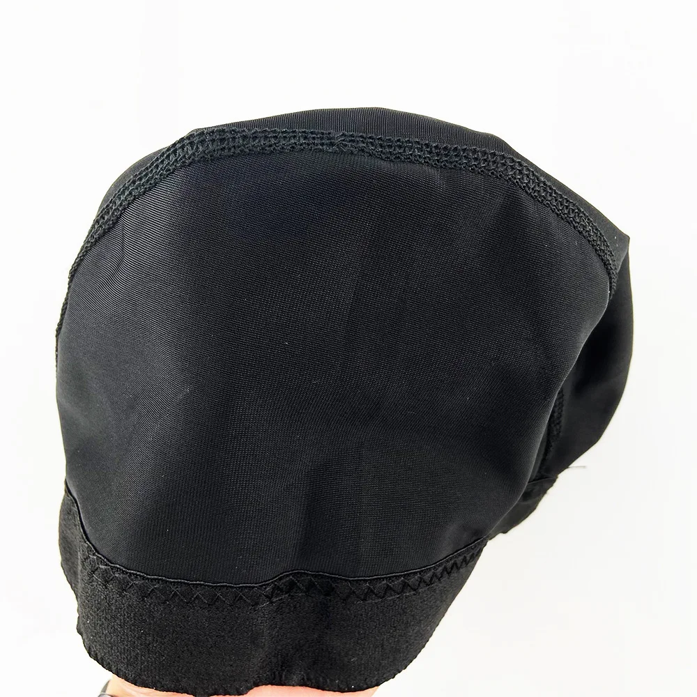 1 Piece Cool Breathable Wig Cap Elastic Dome Cap Stretchable Wig Caps for (Black)