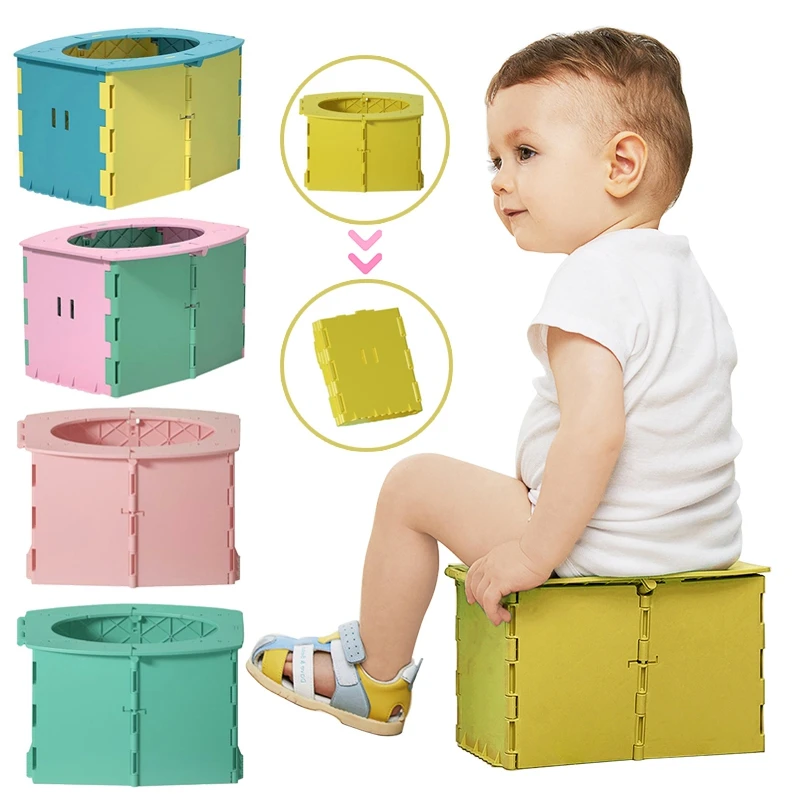 Kids Portable Toilet Folding Travel Potty Seat Children's Potty