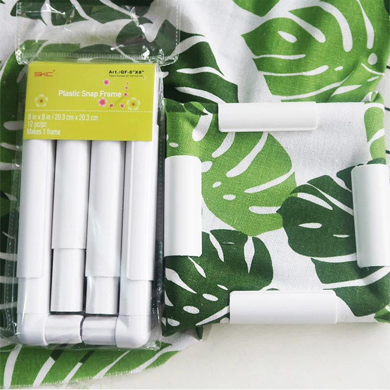 White Removable Cross Stitch Hoop Frame Plastic Embroidery Frame Professional Embroidery Stitching Craft Tools Set IMZAY