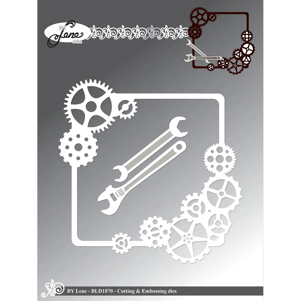 Festive Mailbox Metal Cutting Dies for DIY Holiday Scrapbooking and Decorative Paper Crafting