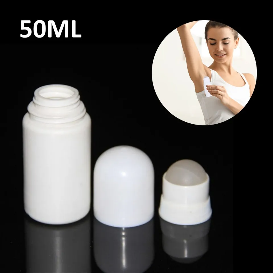 Deostick (roll-on-deo) in fles van helder glas