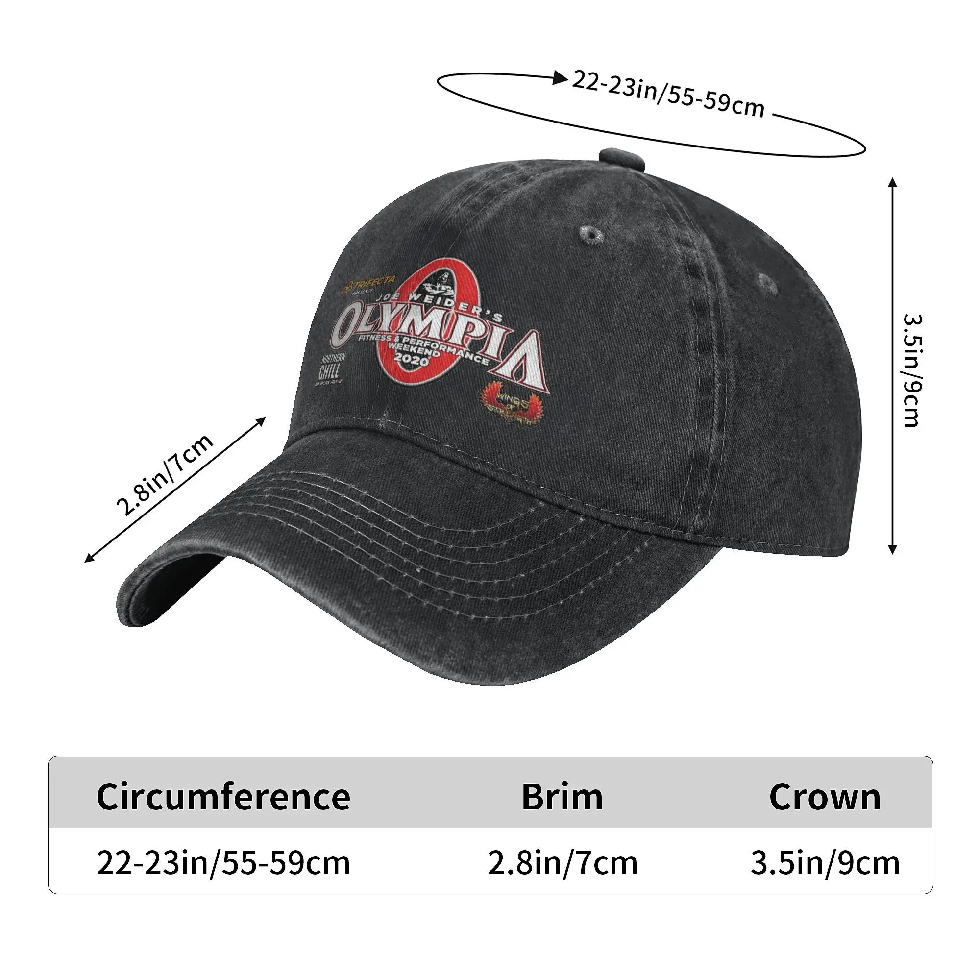 Chris Bumstead CBUM GYM Unisex Style Baseball Caps Distressed Washed Adjustable Snapback Hat Vintage Outdoor Travel