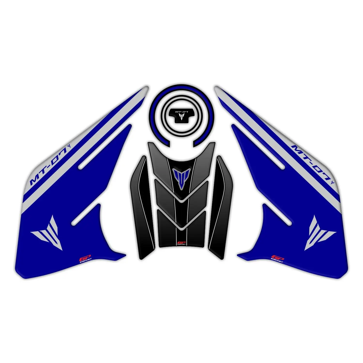 

GP Composite for MT-07 2021-2022 Compatible Tank Pad Set Blue