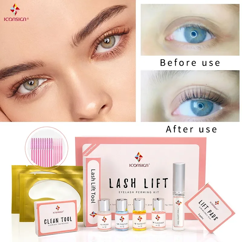 Iconsign Lash Lift Kit Dropshipping Lash Lifting Set Siero Per Ciglia Calia Enhancer Ciglia Perm Eyes Beauty Makeup Tools