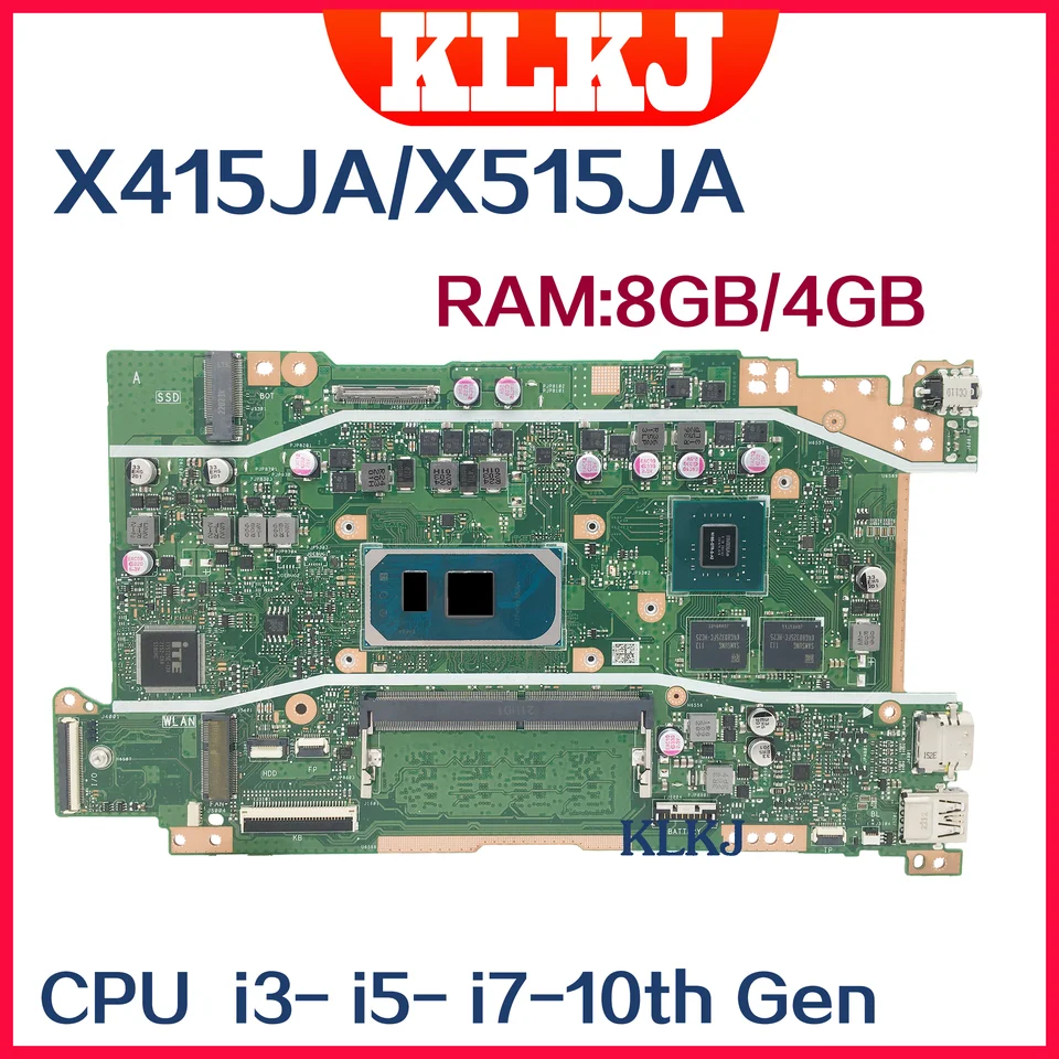ASUS X515JA X515JA-BQ2800WノートPCメモリ40GB搭載 X515ja Mainboard For X415ja X515jf Asus X515jab X515jp