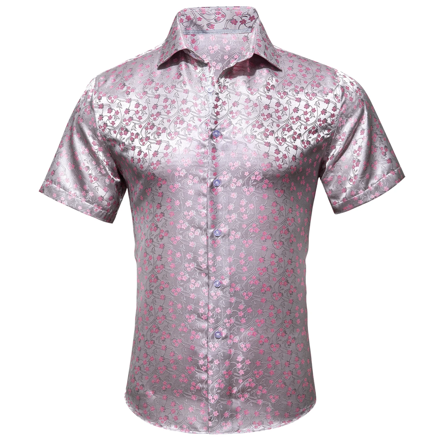 Pink Shirt Casual Mens Pink Shirt Mens Fashion Floral Pink Shirts