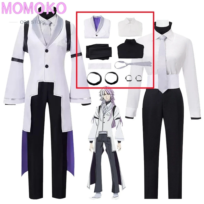 

Sigma Cosplay Anime BSD 4th Costume Sigma Trench Uniform Suit Halloween Christmas Party Outfit for Men Women