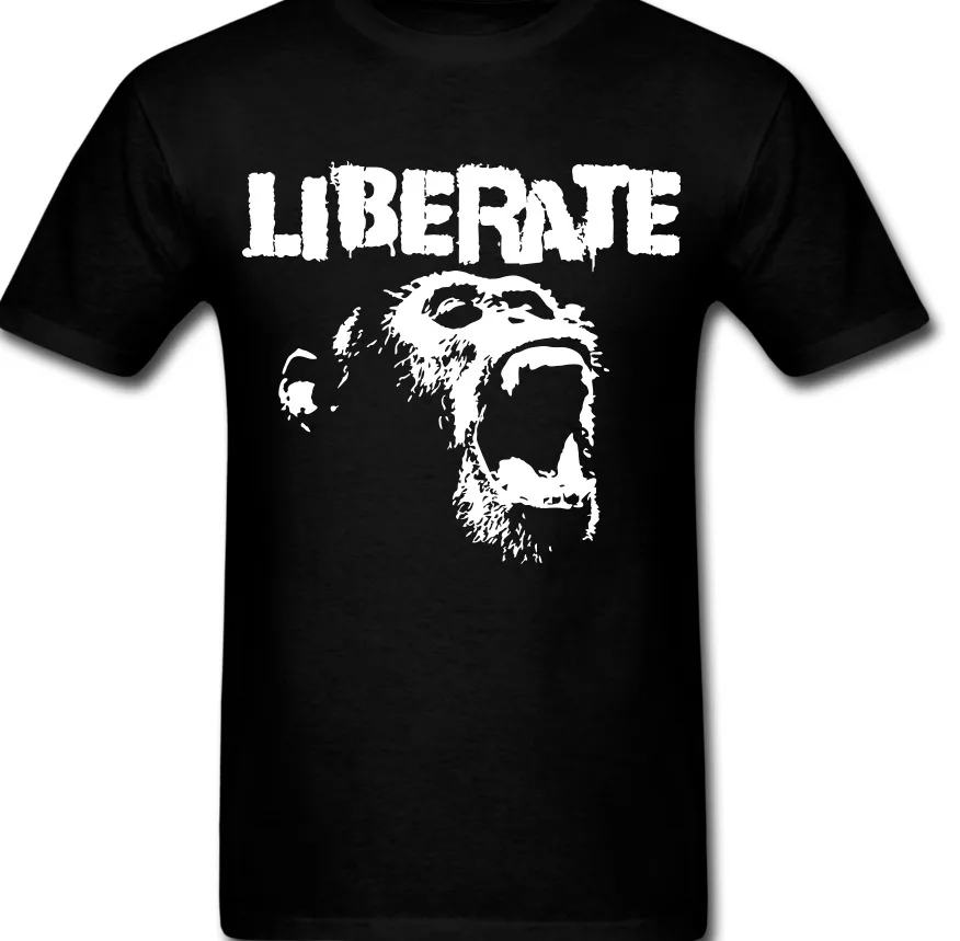Libera La Maglietta Dei Diritti Degli Animali Alf Scimmia Scimmia Di Tutte Le Taglie E Colori