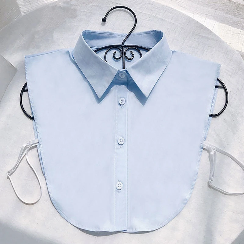 Fake Collar Ladies Women Adult Detachable Lapel Shirt Fake Collar Fashion Solid Color False Blouse Neckwear Clothing Accessories