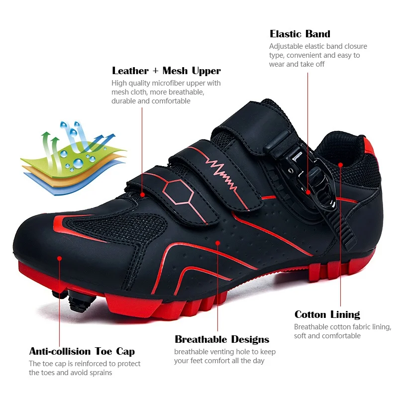 Speed MTB Cycling Shoes Men Outdoor Sports Road Bike Sneakers Women Breathable Racing Shoes Nop-slip Mountain Bicycle Footwears cycling shoes