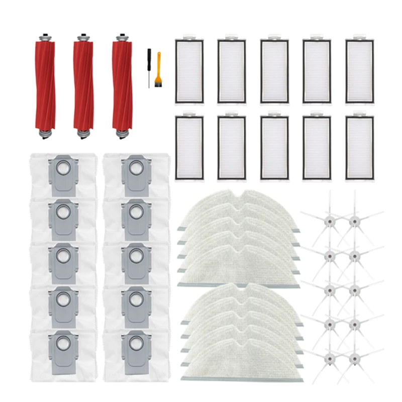 

Main Side Brush Replace Main Side Brush For Xiaomi Roborock Q7 Max,Q7 Max+,Q7 Plus,T8 Robot Vacuum Cleaner Spare Parts