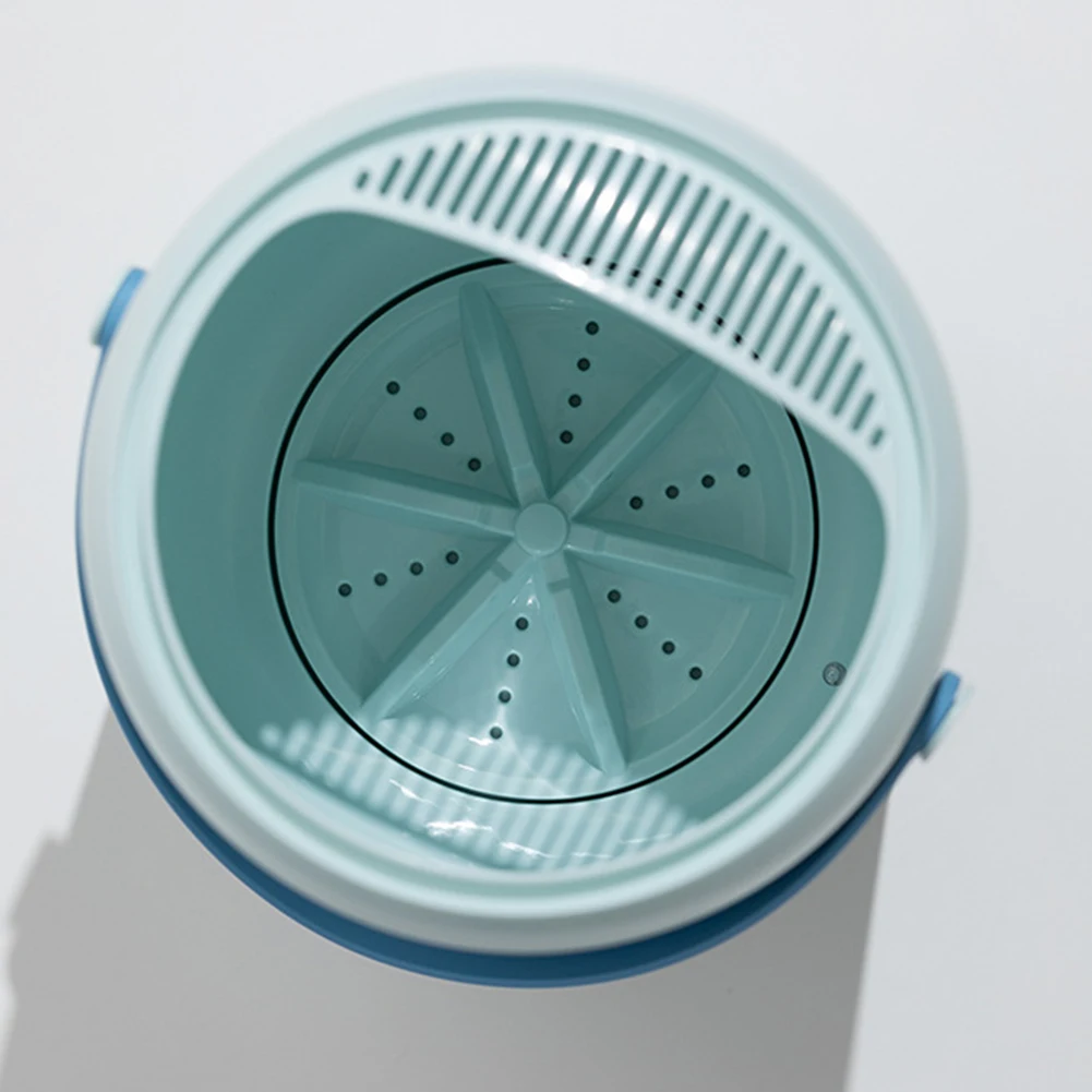 Mini Washing Machine 2.8L Capacity Mini Portable Turbo for Travel Home Dormitory Briefs Small Mini Underwear Sock Laundry