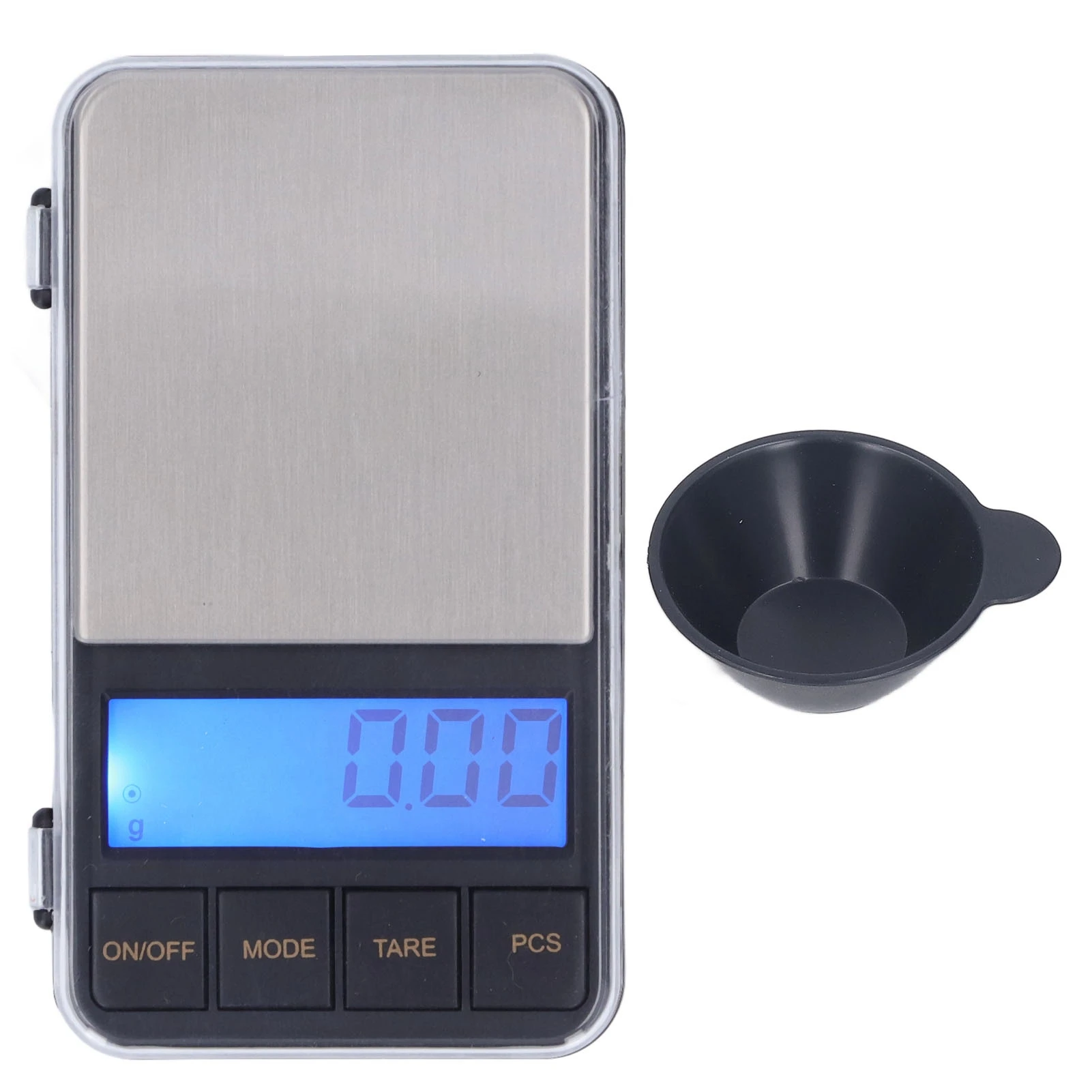 

500g/0.01g Digital Pocket Scale LCD Blue Screen Backlit Display Zero Setting Tare Function Electronic Jewelry Scale