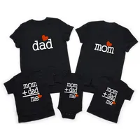 Mom Dad Me Family Matching Outfits Father Daughter Son Clothes Look Tshirt Dad and Me Dad Baby Kids Clothes Father Baby Outfits 1