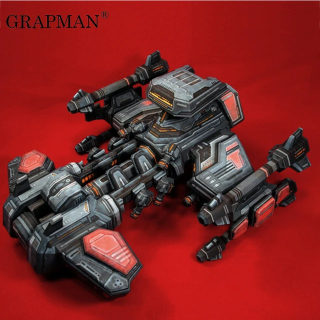 Star II Superplane Daiwa Handmade DIY Game 3D Paper Model 2