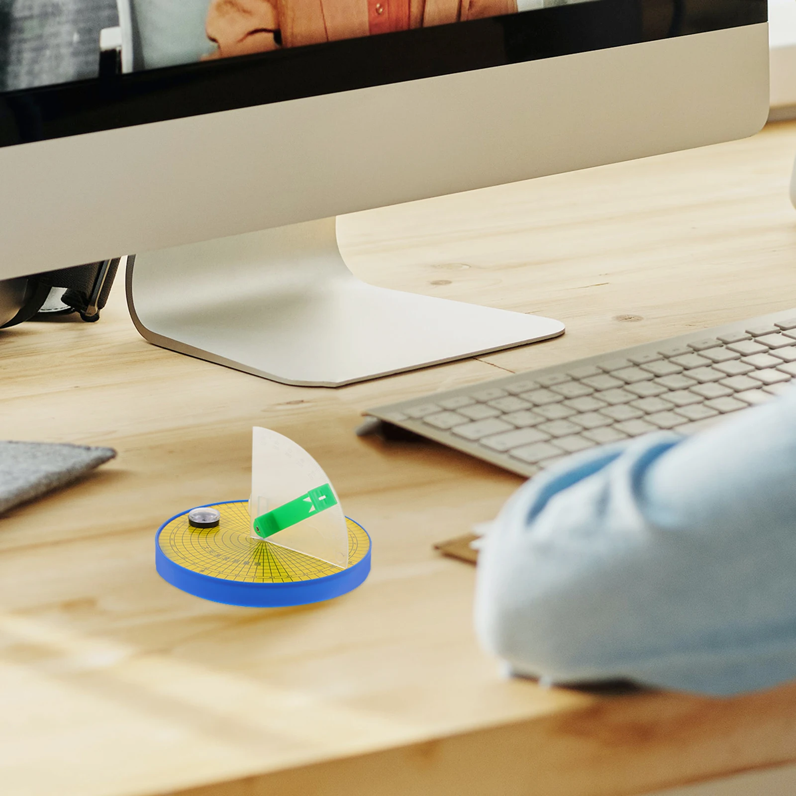 2개 세트 태양 높이 측정기 플라스틱 지리 연구 보조 교육용 태양 높이 측정 도구 학교 교육용