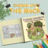 Spring Serenity Coloring Book: Beautiful & Comforting Green-Themed Picture Book with Black and White Pages 4