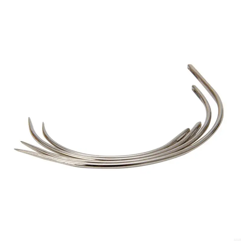 Curved Needles 4 Pcs Making Blocking Knitting Accessory Supplies for Mother Grandmother Relaxing Fun Making