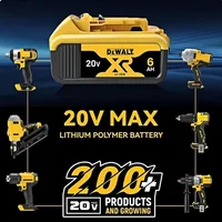 New 100% Original 6Ah 20V Original Dewalt Power Tool Battery DCB206 DCB206 20V Battery DCB205 DCB200 - Image 6